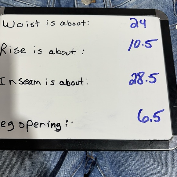 Madewell Women 24 The Perfect Vintage Jeans Distressed Designer Stretch Casual - Picture 8 of 9